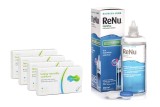 Lenjoy Monthly Comfort (12 šošoviek) + ReNu MultiPlus 360 ml s puzdrom 27818