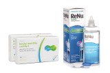 Lenjoy Monthly Comfort (6 šošoviek) + ReNu MultiPlus 360 ml s puzdrom 27814